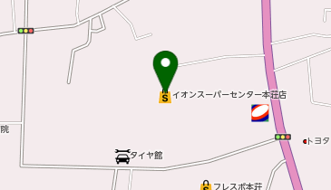 イオンスーパーセンター 本荘店の地図画像