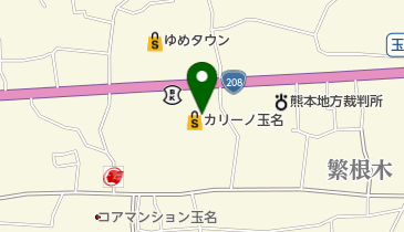 光多制服 玉名店の地図画像