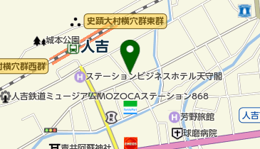 光多制服 人吉店の地図画像