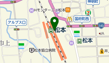ルートスター MIDORI松本店の地図画像