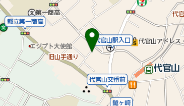 DENHAM DAIKANYAMA(デンハイム ダイカンヤマ)の地図画像