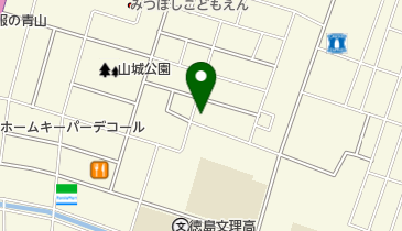 山城グループホームの地図画像