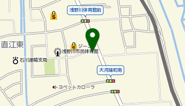 伝説のすた丼屋 金沢大河端店の地図画像