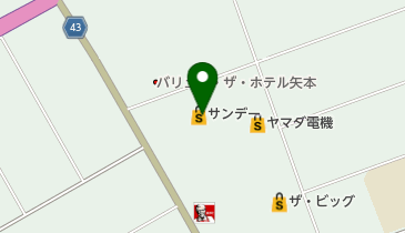 ホームセンターサンデー 矢本店の地図画像