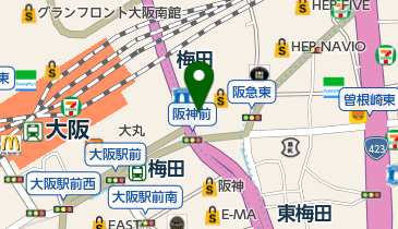 CA4LA(カシラ) 阪急うめだ本店の地図画像