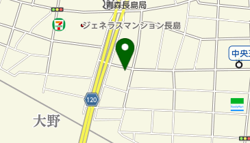 グループホームながしまの地図画像