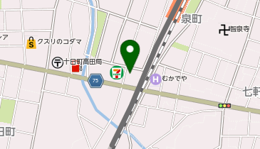 十日町とりしんの地図画像