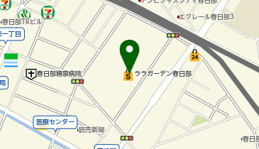 わくわく広場 ララガーデン春日部店の地図画像