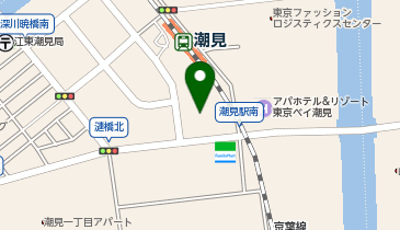 潮見薬局の地図画像