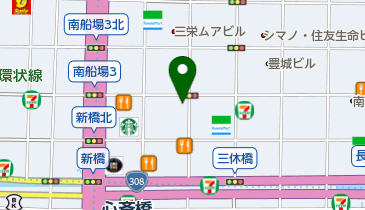 potto(ポット) 南船場店の地図画像