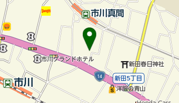 いちかわ西洋館倶楽部の地図画像