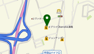 QB HOUSE(キュービー ハウス) エブリイOkanaka津高店の地図画像