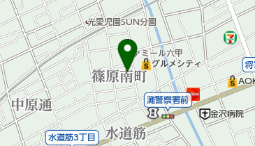 わーらいふデイサービス灘の地図画像