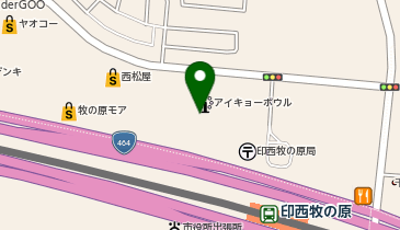 ステップゴルフ 牧の原モア店の地図画像