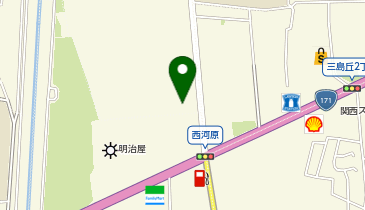 西河原公園屋内運動場の地図画像