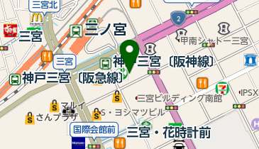 ikari(イカリ) 神戸三宮店の地図画像