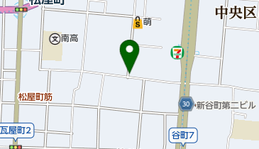 紙匠雑貨エモジの地図画像
