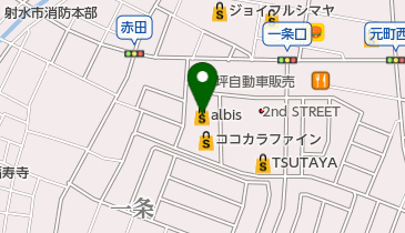 ヤングドライ アルビス小杉店の地図画像