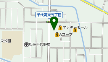 ヤングドライ Aコープ北安田店の地図画像