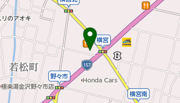 ヤングドライ 野々市支店の地図画像