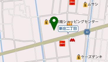 クリーニングのヤングドライ イオン野々市南店の地図画像
