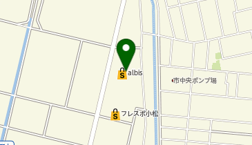 ヤングドライ アルビス小松城南店の地図画像