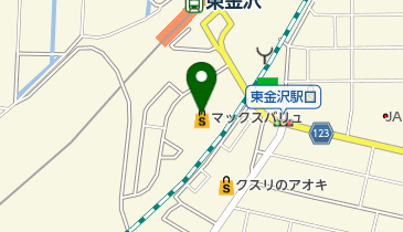 ヤングドライ MAX東金沢駅前店の地図画像