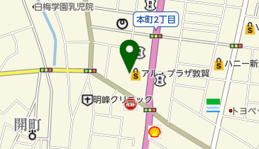 ヤングドライ 平和堂敦賀店の地図画像