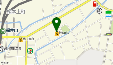 ヤングドライ ハーツ志比口店の地図画像