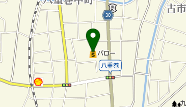 ヤングドライ バロー森田店の地図画像