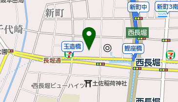 ヤングドライ 西長堀店の地図画像