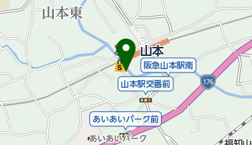 ヤングドライ 山本駅前+plus店の地図画像