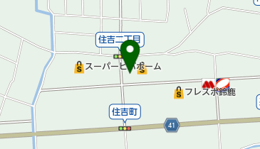 ヤングドライ マックスバリュ住吉+plus店の地図画像