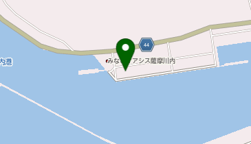 川内とれたて市場の地図画像