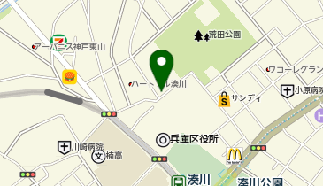 はらドーナッツ 神戸本店の地図画像