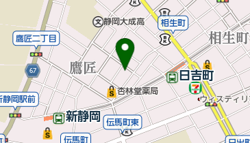 在静岡ルーマニア名誉領事館の地図画像