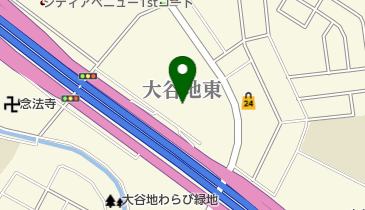 成田山大照寺の地図画像