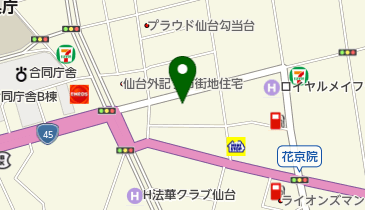 損保ジャパン 仙台支店の地図画像