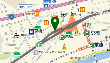 あんかけ焼そば・陳麻婆豆腐 STORM(ストーム) 京阪モール店の地図画像