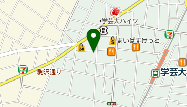 Sette(セッテ) 学芸大学店の地図画像