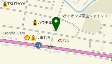 メガネの相沢 愛子バイパス店の地図画像