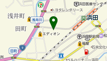 コインランドリーエリア 田町店の地図画像