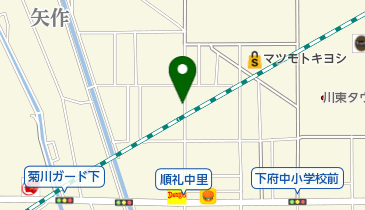 おかん食堂の地図画像