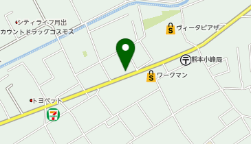 つたやクリーニングの地図画像