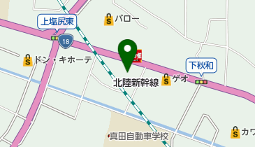 スマイルサンタ上田店の地図画像