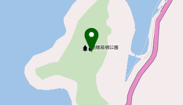 恩賜箱根公園 山上門の桜の地図画像