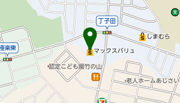 ブルースカイランドリー マックスバリュ長久手店の地図画像