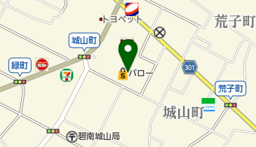 ブルースカイランドリー バロー碧南城山店の地図画像
