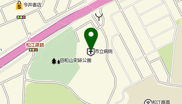 カフェ・ド・クリエ ホピタル 松江市立病院店の地図画像