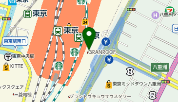 広島 電光石火 東京駅一番街店の地図画像
